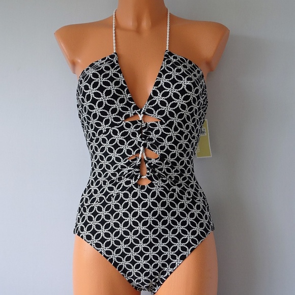 MICHAEL Michael Kors Other - Michael Kors One Piece Rope Strap Keyhole Swimsuit